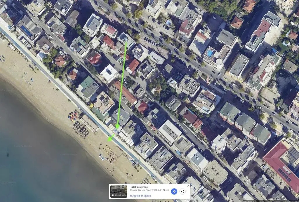 Vila Emes pranë Adriatikut — Plazh, Durrës